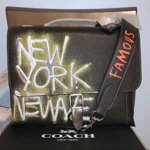 SALE! Coach X Jean-Michel Basquiat Rogue Messenger